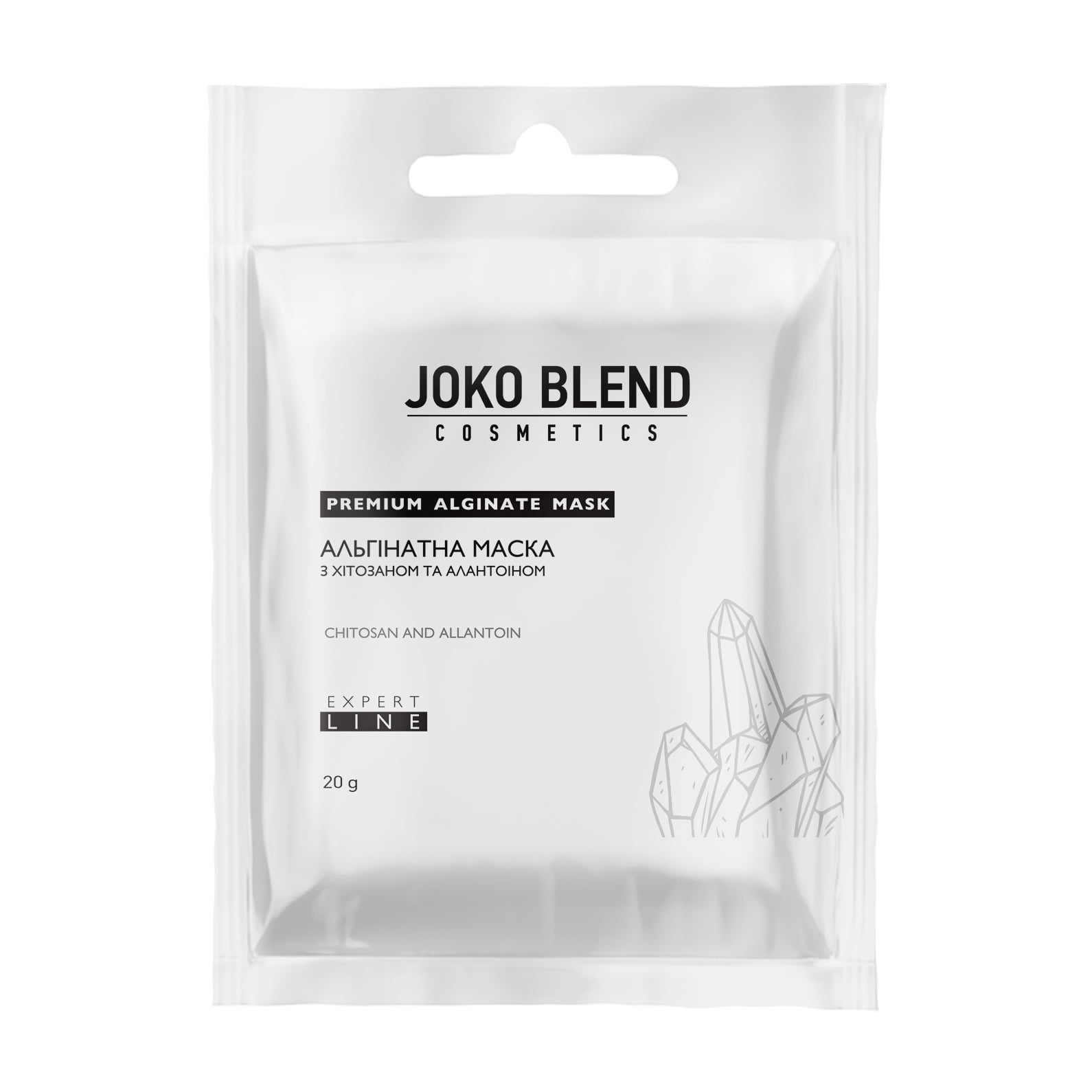 Альгінатна маска Joko Blend з хітозаном і алантоїном, 20 г